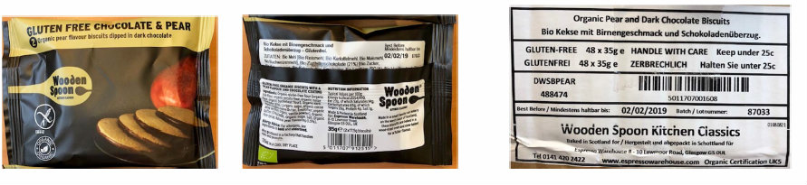 Wooden Spoon Chocolate and Pear recalled