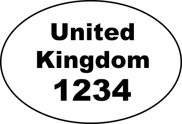 ID mark showing uk1234