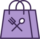 Image of a takeaway food bag