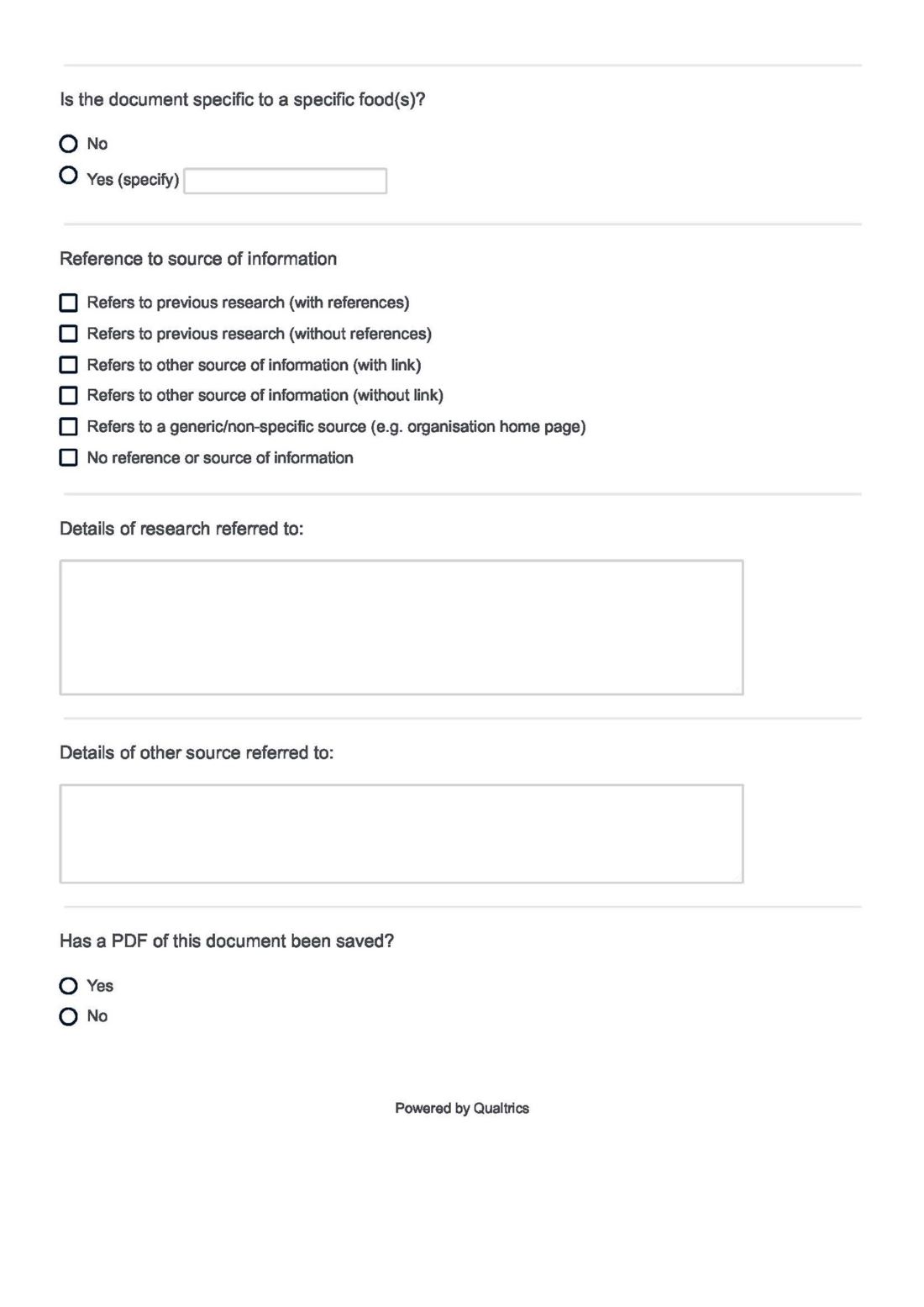 Screenshot of website page
