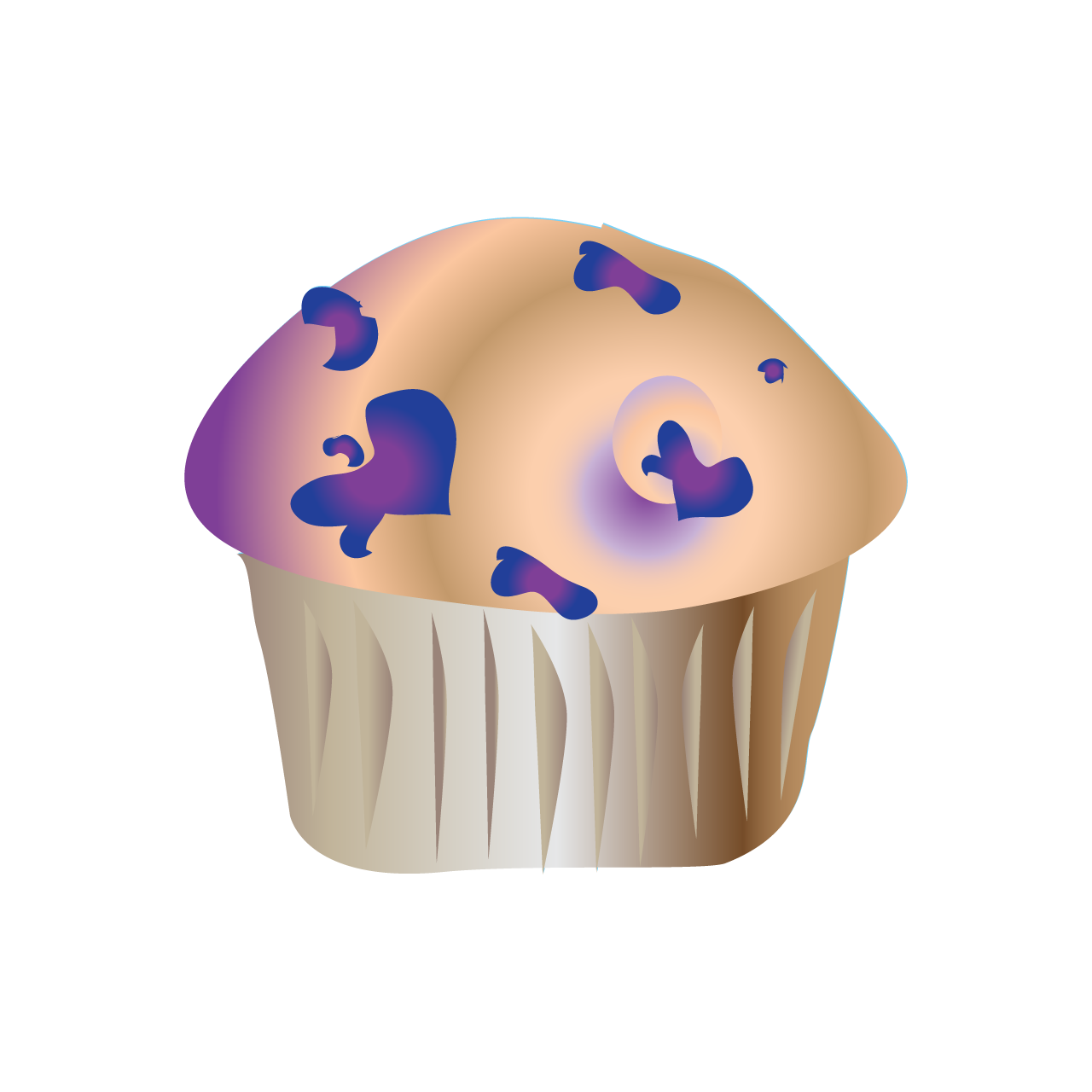Blueberry muffin