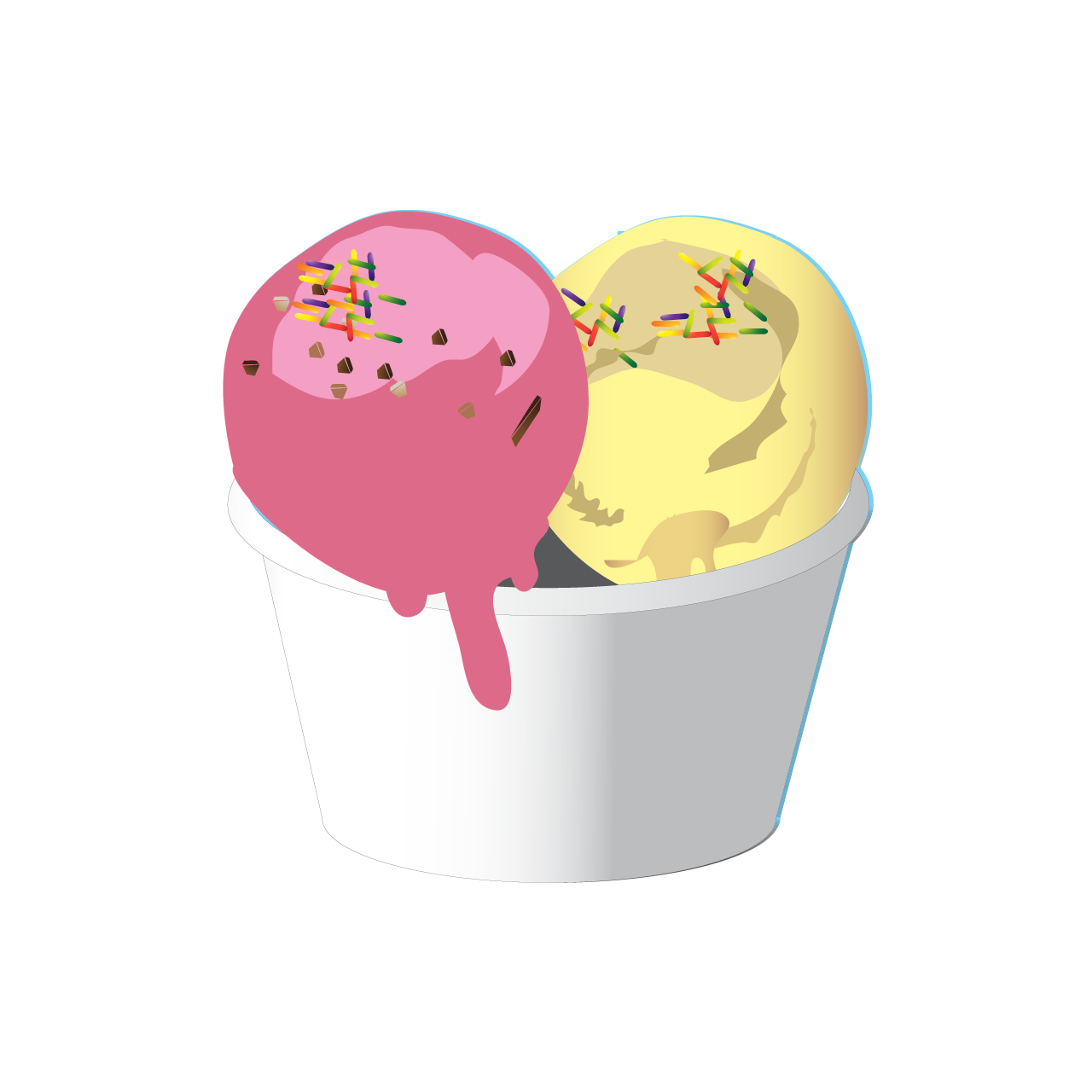 Bowl of ice cream