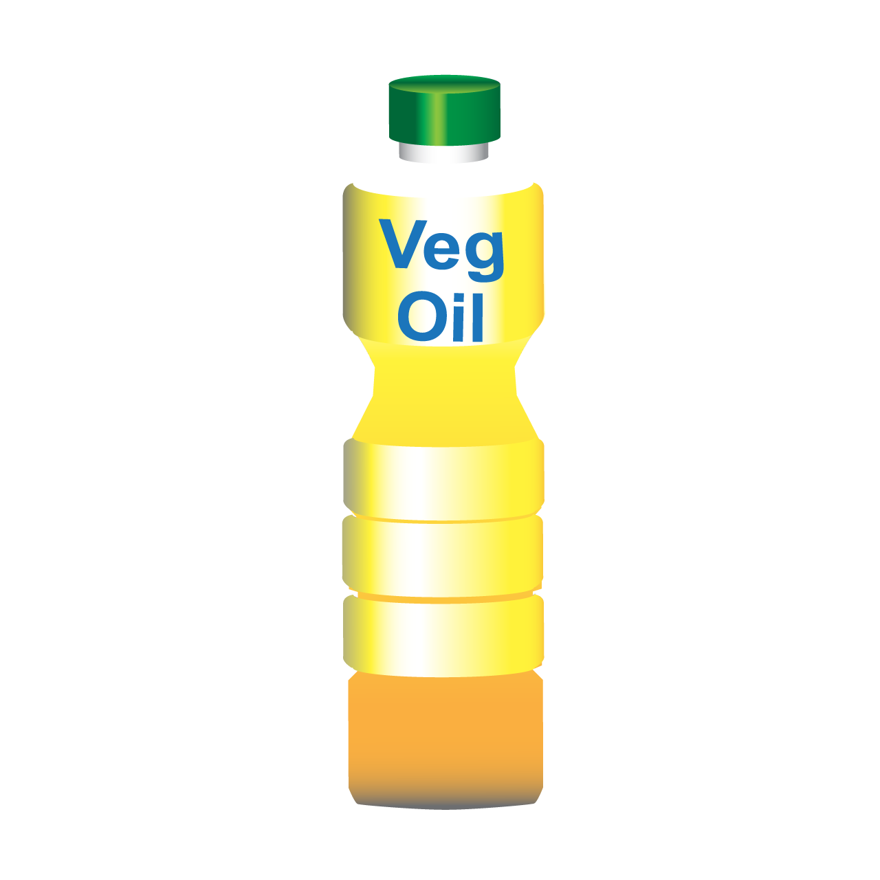Bottle of vegetable oil